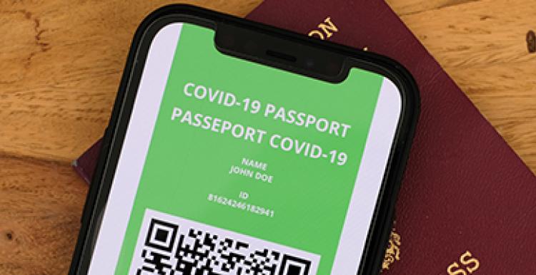 COVID Vaccine Passports For Travel Banner