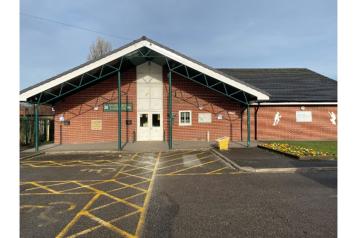 St Peters Pavilion, from the front